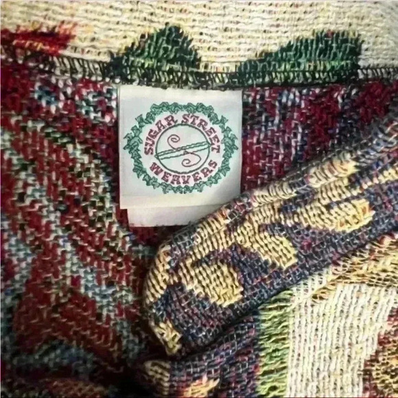 Sugar Street Weavers Vintage Tapestry Woven Jacket Size M Autumn Fall Aesthetic - Picture 6 of 9